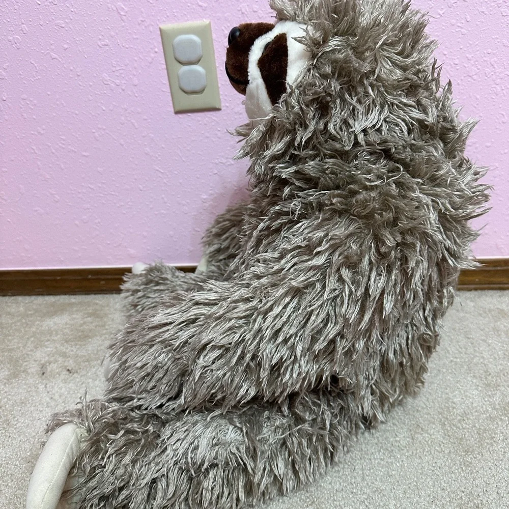 Wild Republic Large Scruffy Sloth Plush 28” Realistic Wild Stuffed Animal
